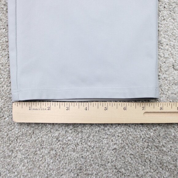Rhoback Pants Mens 42x32 Gray Delta Performance Golf Active Casual Stretch - Picture 5 of 15